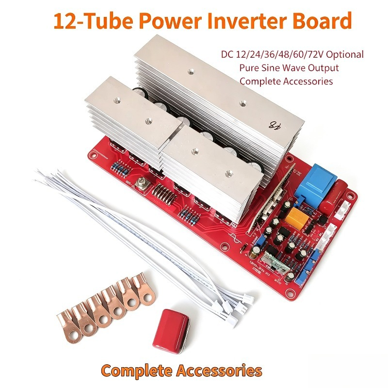 12 Tüplü Saf Sinüs Dalga İnver - Pure Sine Wave Inverter Board 24V 48V incelemesi ve fiyatı