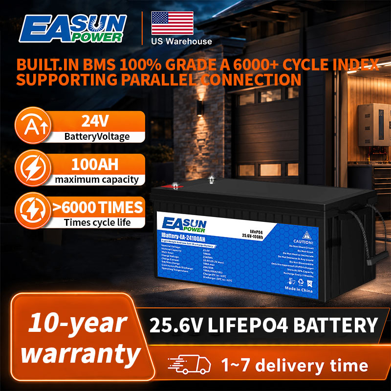 EASUN POWER 24V LiFePO4 Pil, 1 - Grid Tie Inverter Limiter 2000W incelemesi ve fiyatı