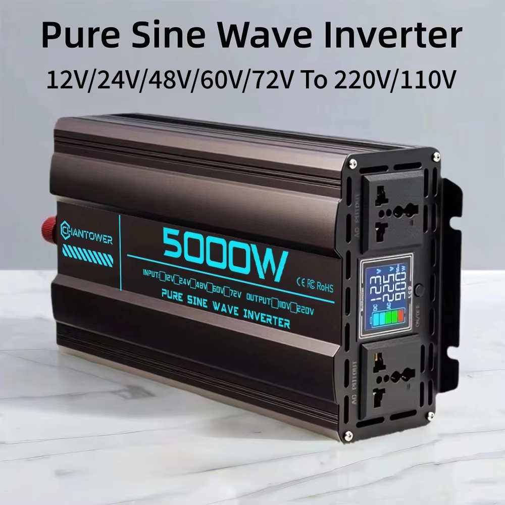 Saf Sinüs Dalgası İnvertör DC  - Pure Sine Wave Inverter 5000W 48V 220V incelemesi ve fiyatı